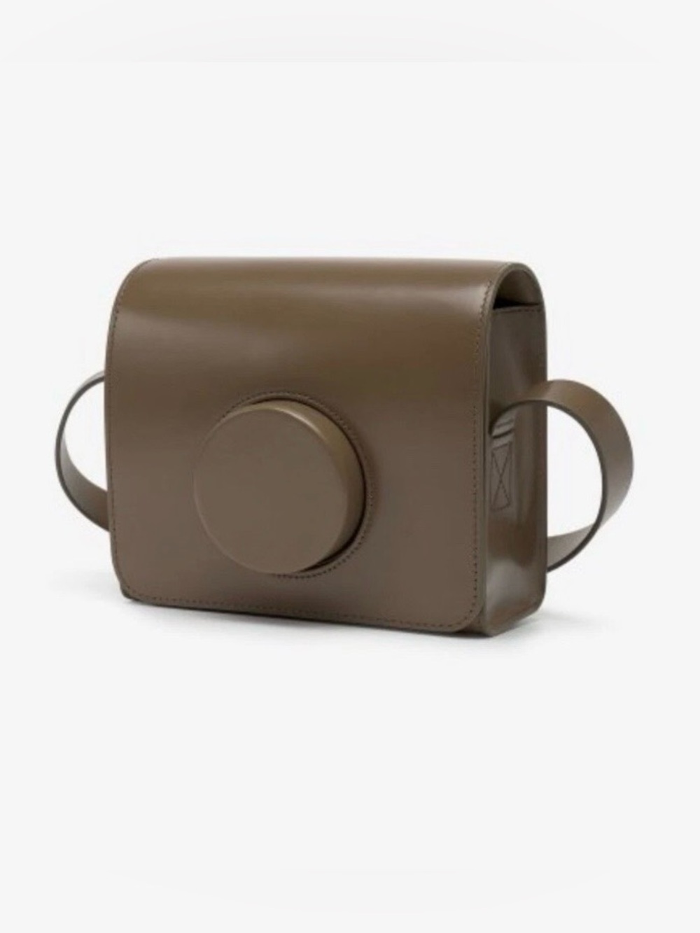 $1195 Lemaire Camera Bag in Bronze Khaki